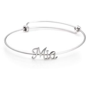 ✨MIA SILVER ADJUSTABLE NAME BRACELET  *NWT*